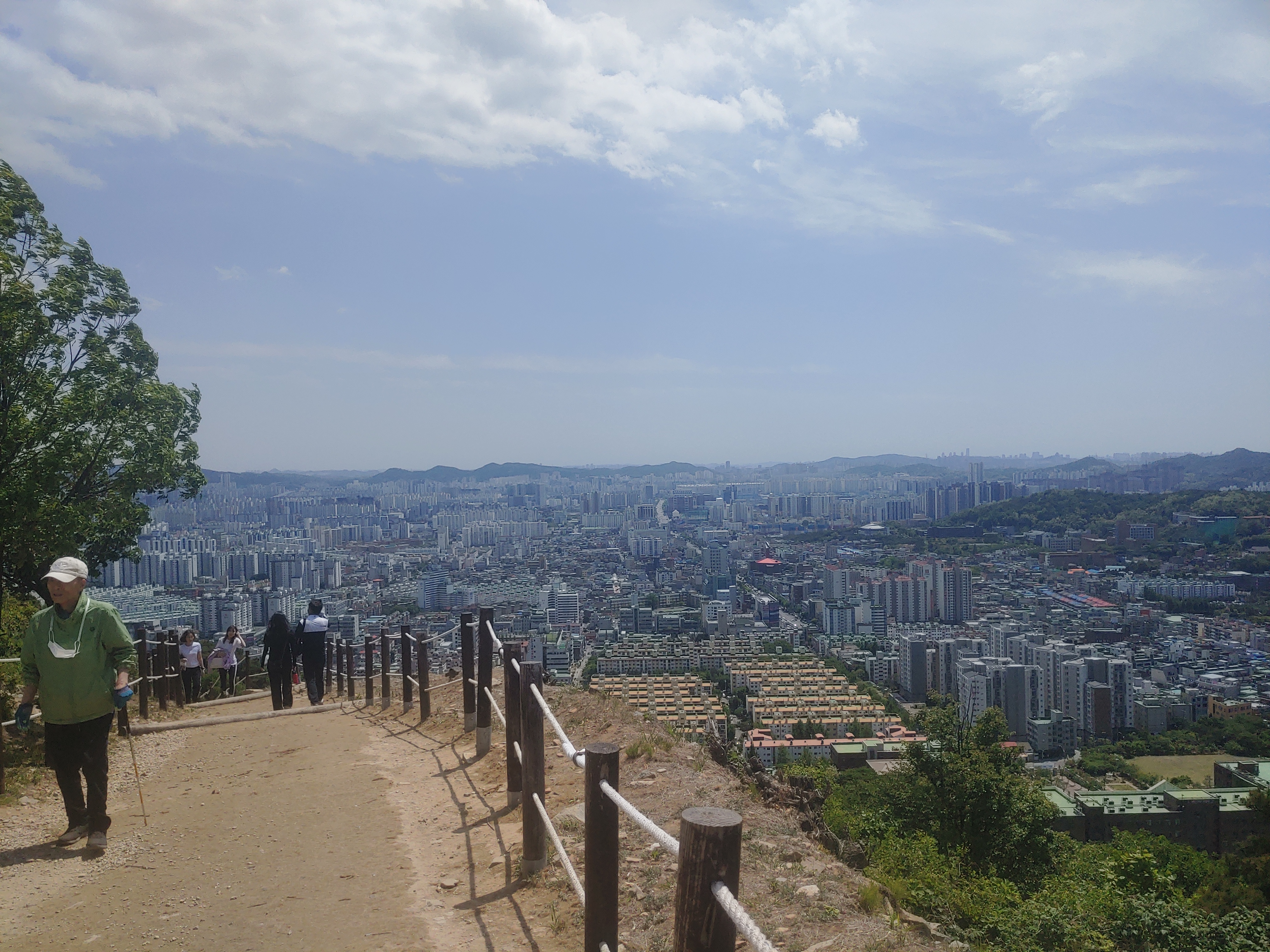 계산역에서 계양산정상까지 가는길