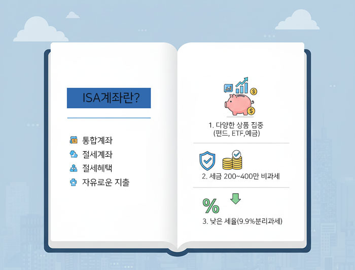 ISA계좌 주요특징