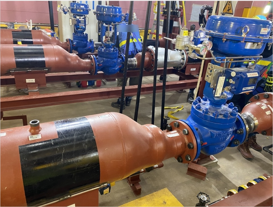 제어 밸브 사진, 사진은 TCV