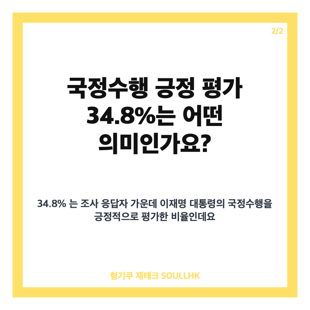 이재명 지지도 반등, 10주 만에 34.8%로 상승한 여론조사 결과 카드뉴스 3