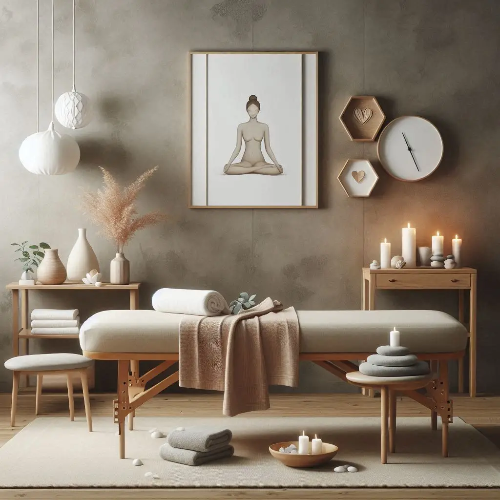 피부,체형관리 샵 배경