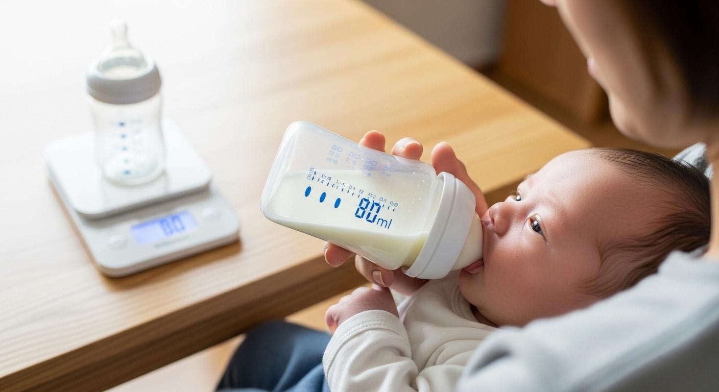 신생아 80ml수유 텀