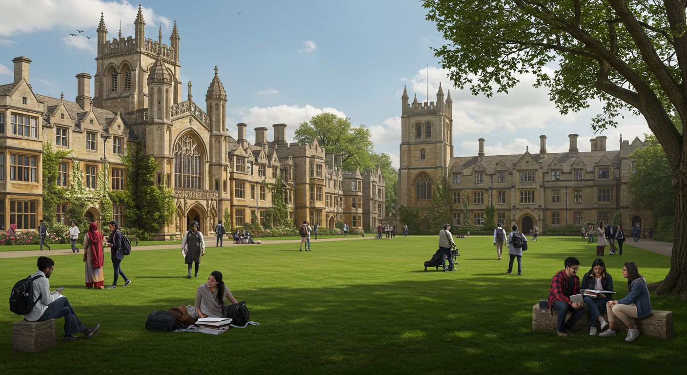 영국대학 캠퍼스 모습_이미지