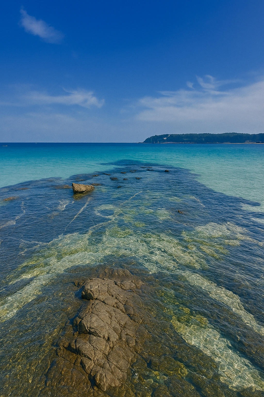 일본의 관광지 미우다 해변의 이미지