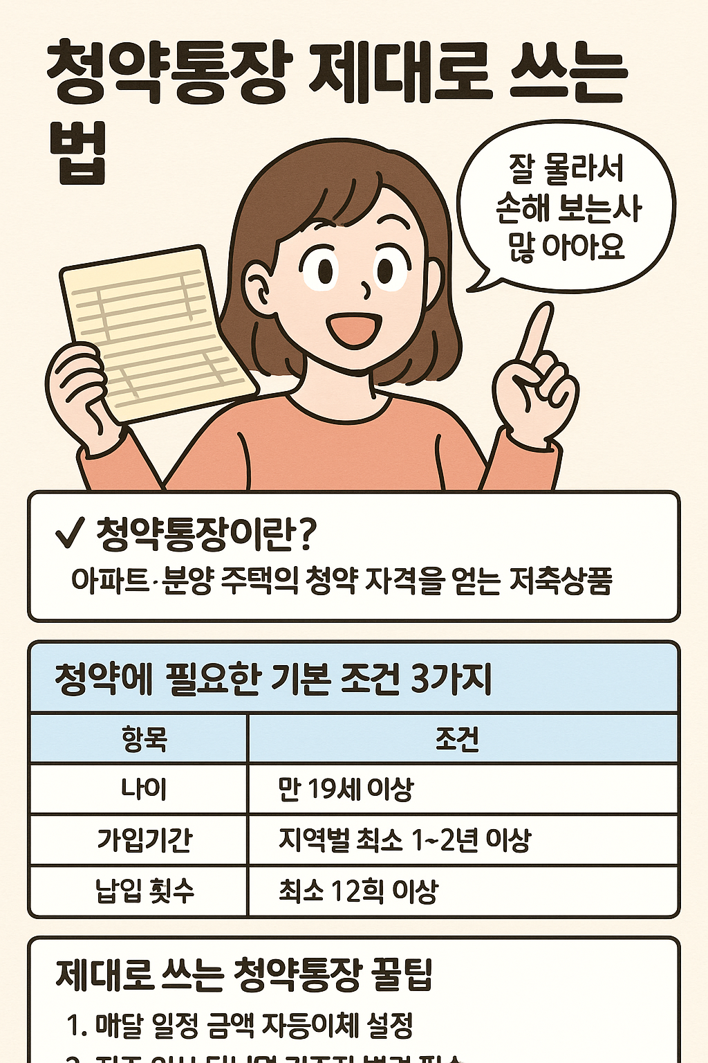 청약통장 제대로 쓰는 법