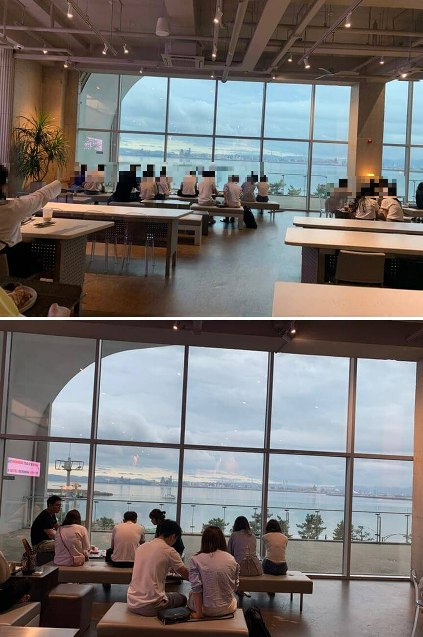 영일대 바다가 보이는 뷰