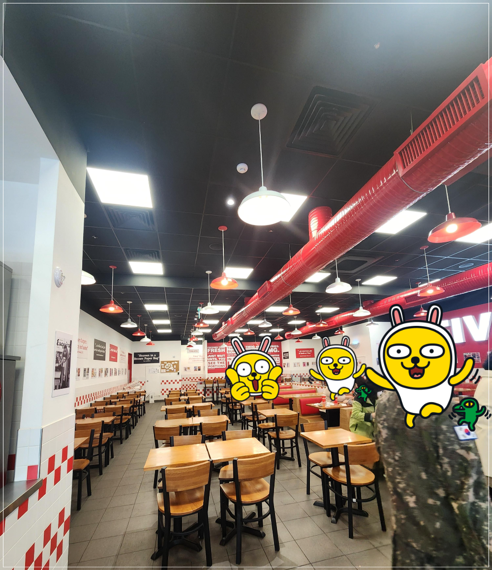 파이브가이즈서울역점 매장안