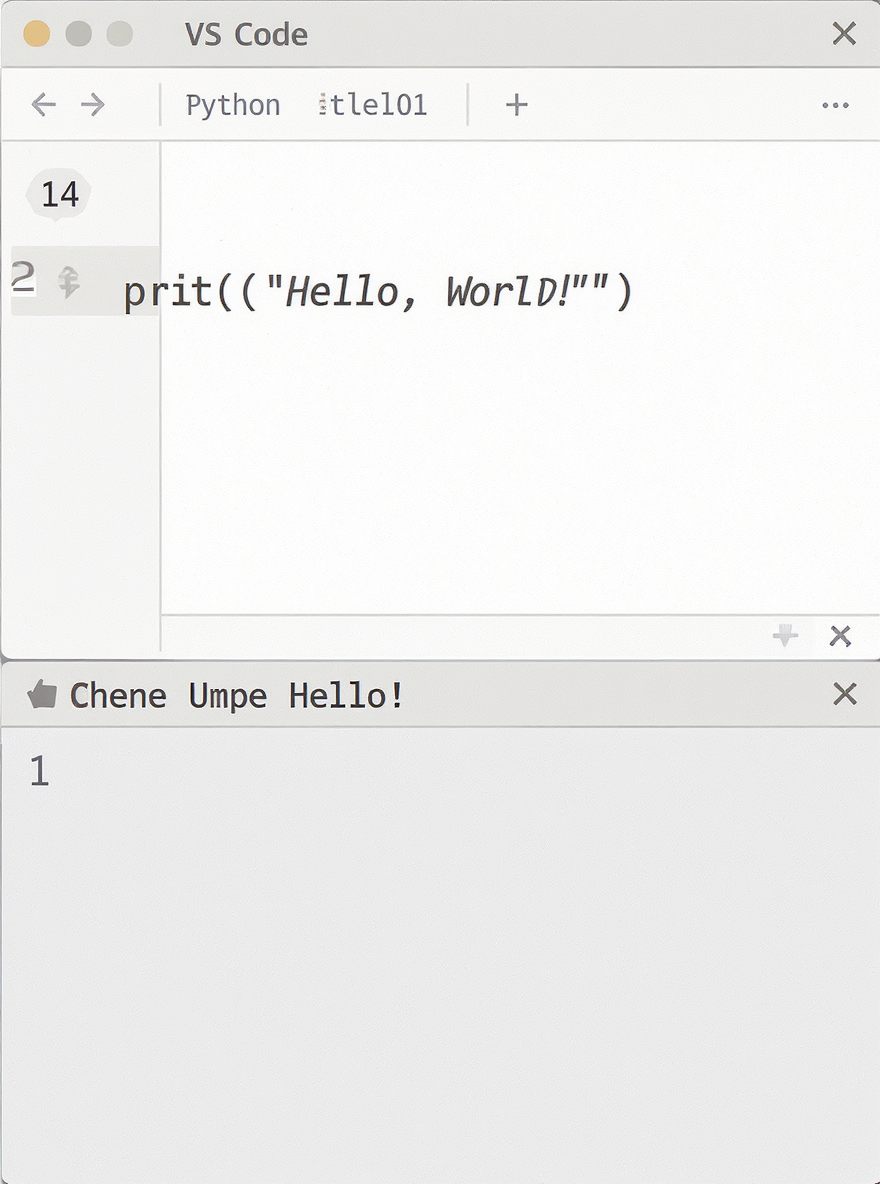 최종 점검: 'Hello, World!' 출력하기