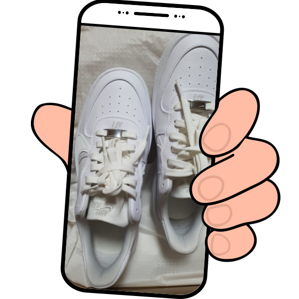 선물받은 나이키 에어포스1 플랫폼