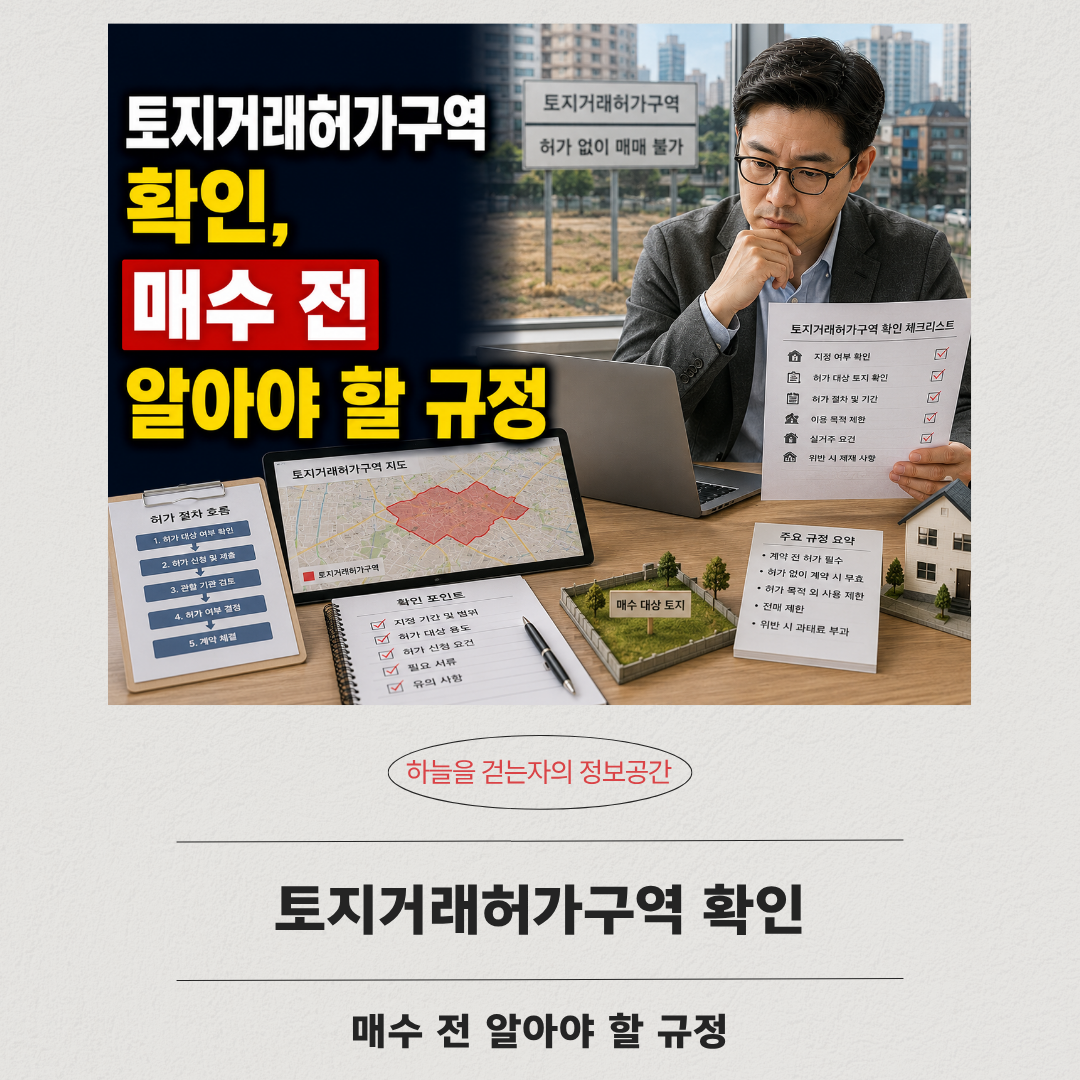 토지거래허가구역 확인, 매수 전 알아야 할 규정