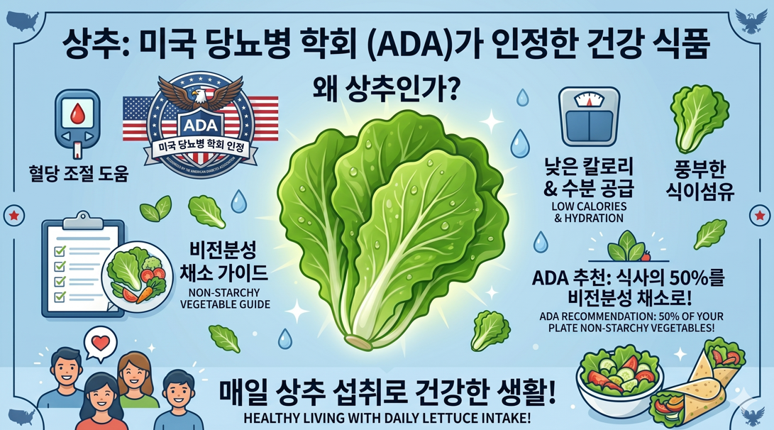 미국 당뇨병 학회가 인정한 상추의 효능