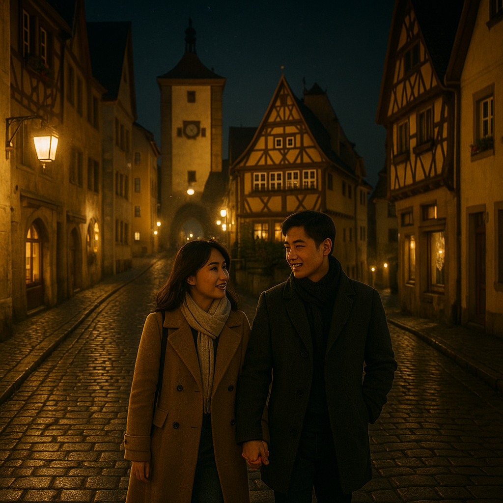 낭만적인 독일 소도시 야경 명소 추천