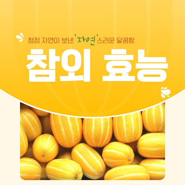 참외 효능 : 참외 효능 알고 드세요!