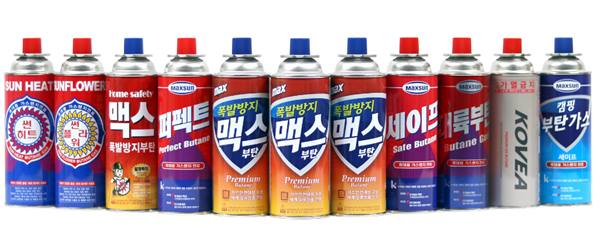 부탄가스 이미지 출처: 대륙제관 홈페이지