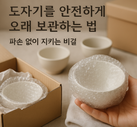도자기 보관 이미지