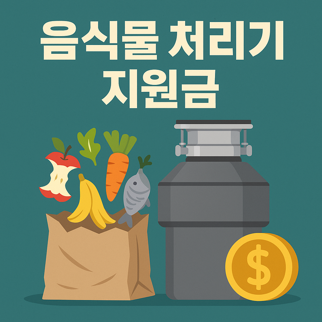 음식물 처리기 지원금