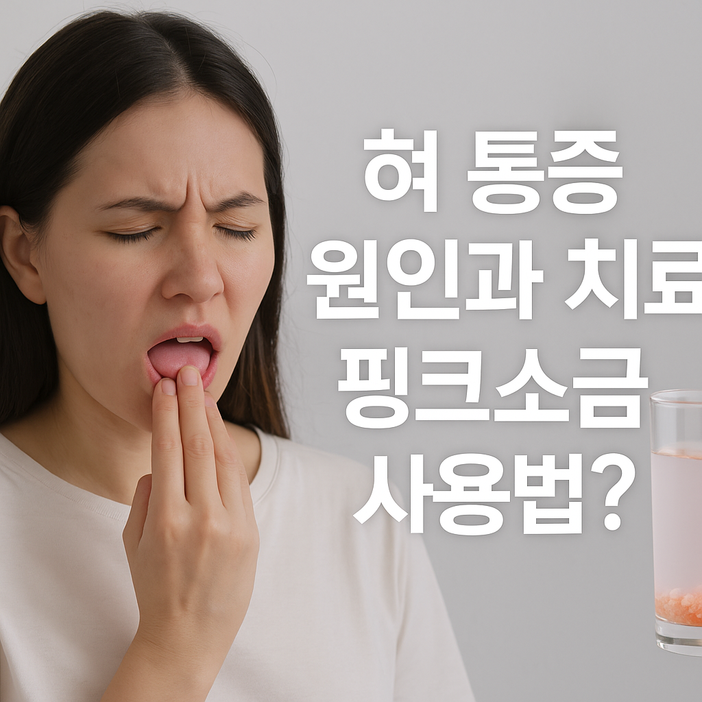 혀 통증 원인과 치료, 그리고 구강 청결1