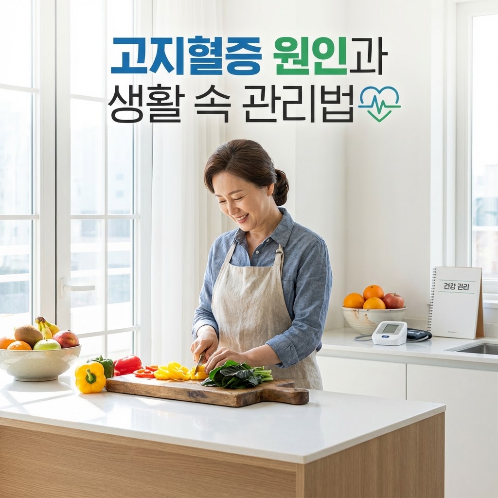 고지혈증 원인과 생활 속 관리 방법 한눈에 정리