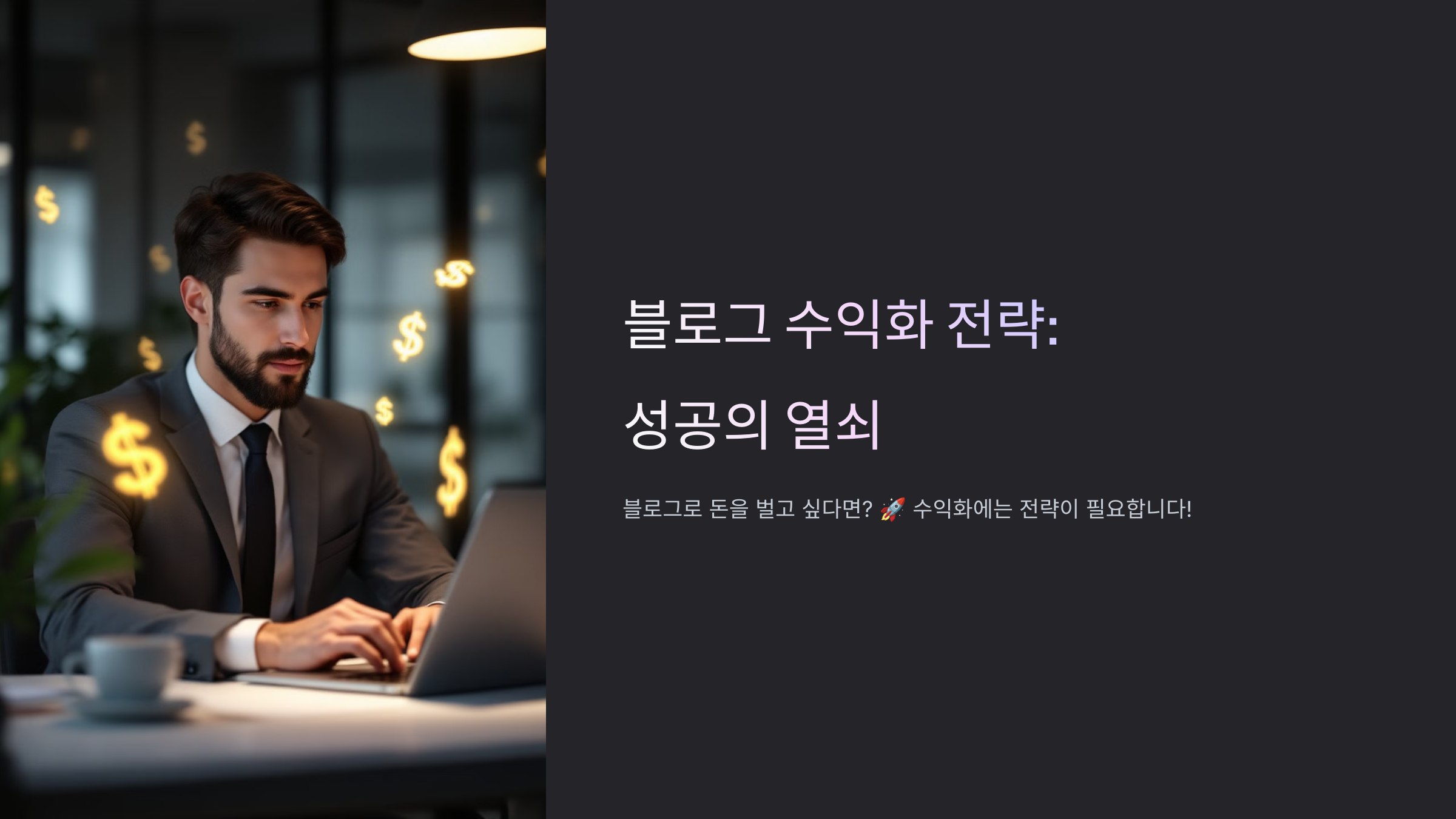 블로그 수익화