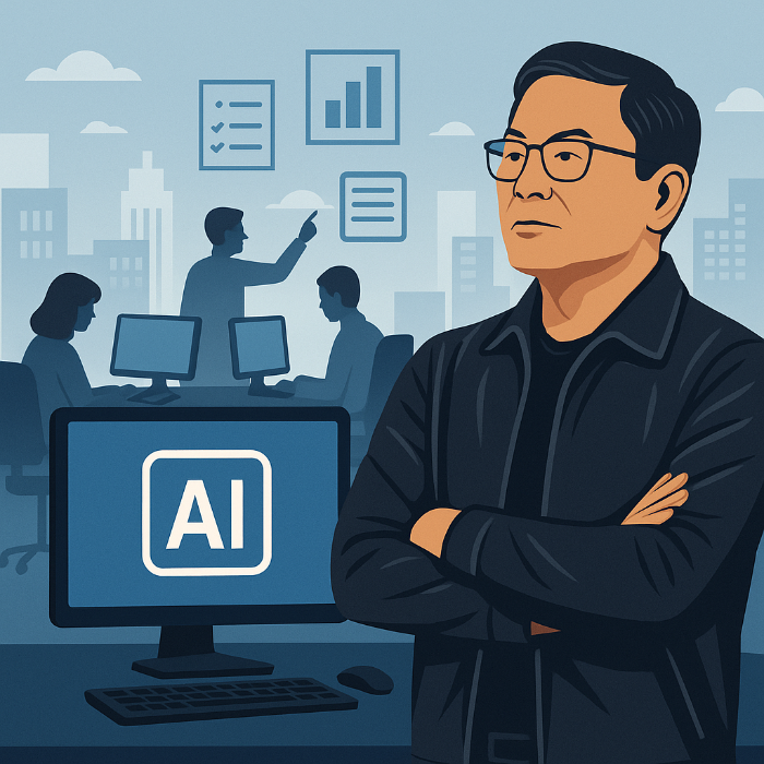 ai로 업무를 자동화 하는 모습