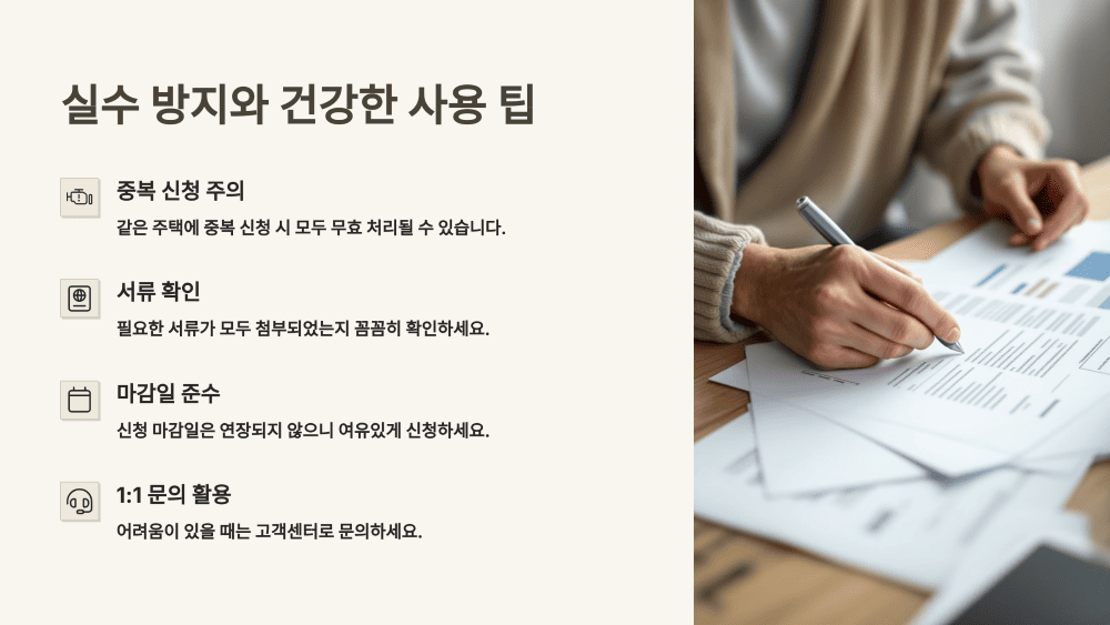 실수 방지와 건강한 사용 팁