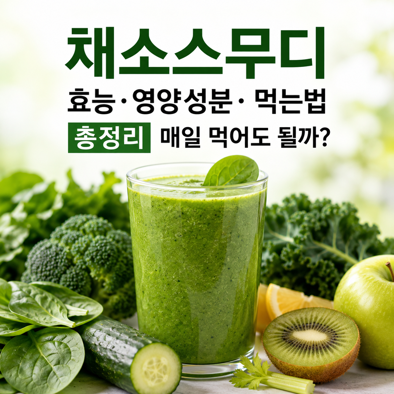 채소스무디 효능