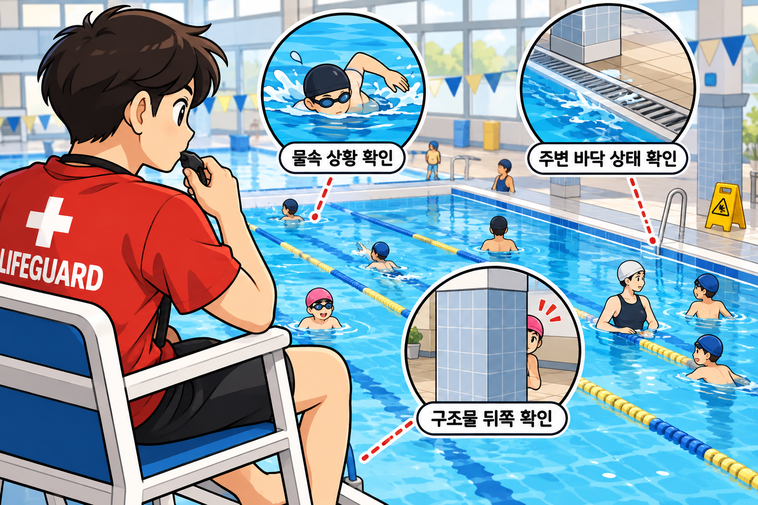 수영장 안전요원의 시선으로 알아보는 안전관리, 사고를 예방하는 방법