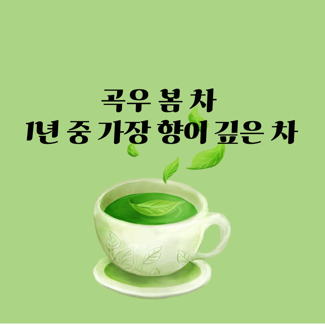 곡우 봄 차, 1년 중 가장 향이 깊은 차를 즐기는 방법