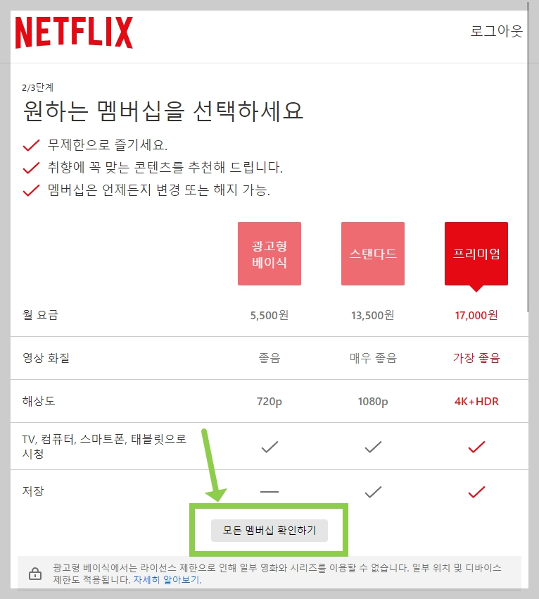넷플릭스 요금제