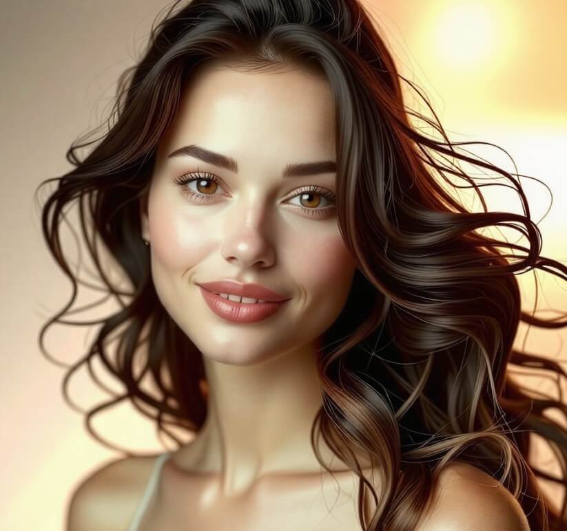 머리결이-여러가지-종류의-컬의-머리를-하고-있는-여성-사진입니다.