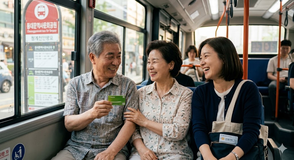 부모님과함께이용하는대중교통