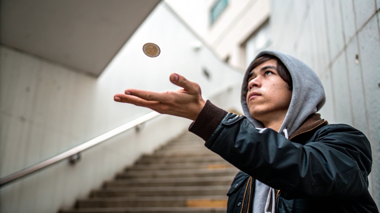 도박사의 오류. 동전 던지기의 확률은 독립적이지만, 우리는 종종 이것을 무시한다.