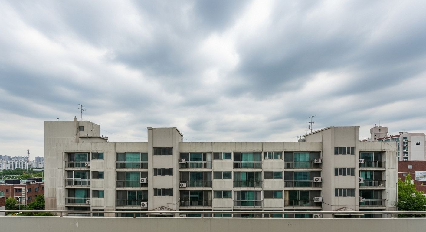 노후 아파트 외관 이미지