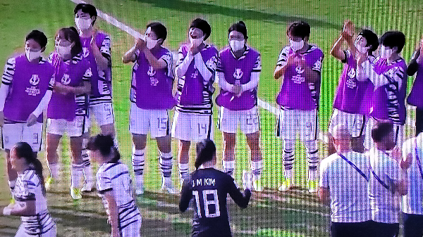 아시안컵 여자축구 결승전 전반전 경기 결과