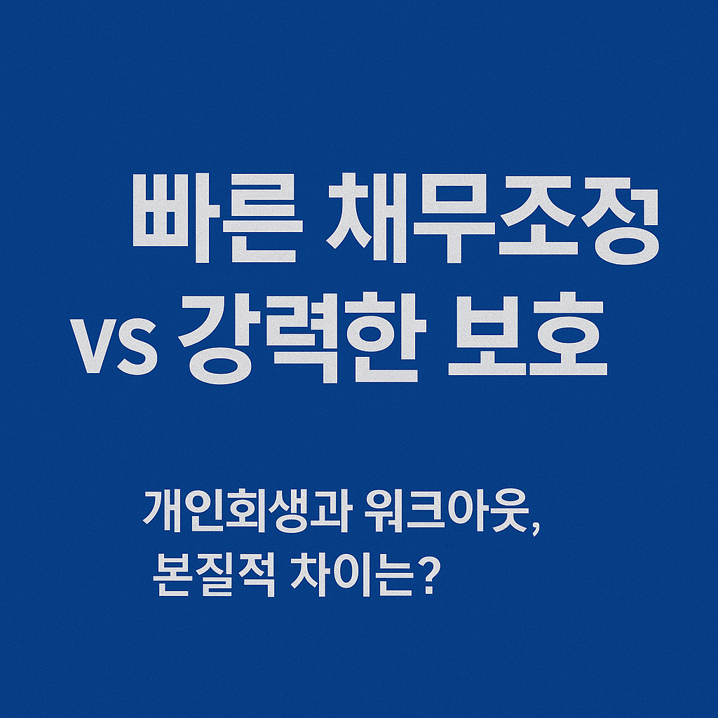 개인회생, 개인워크아웃, 채무조정, 연체자 지원, 신용회복, 법원 회생절차, 신용회복위원회, 채무탕감, 연체이자 감면, 무료 채무상담