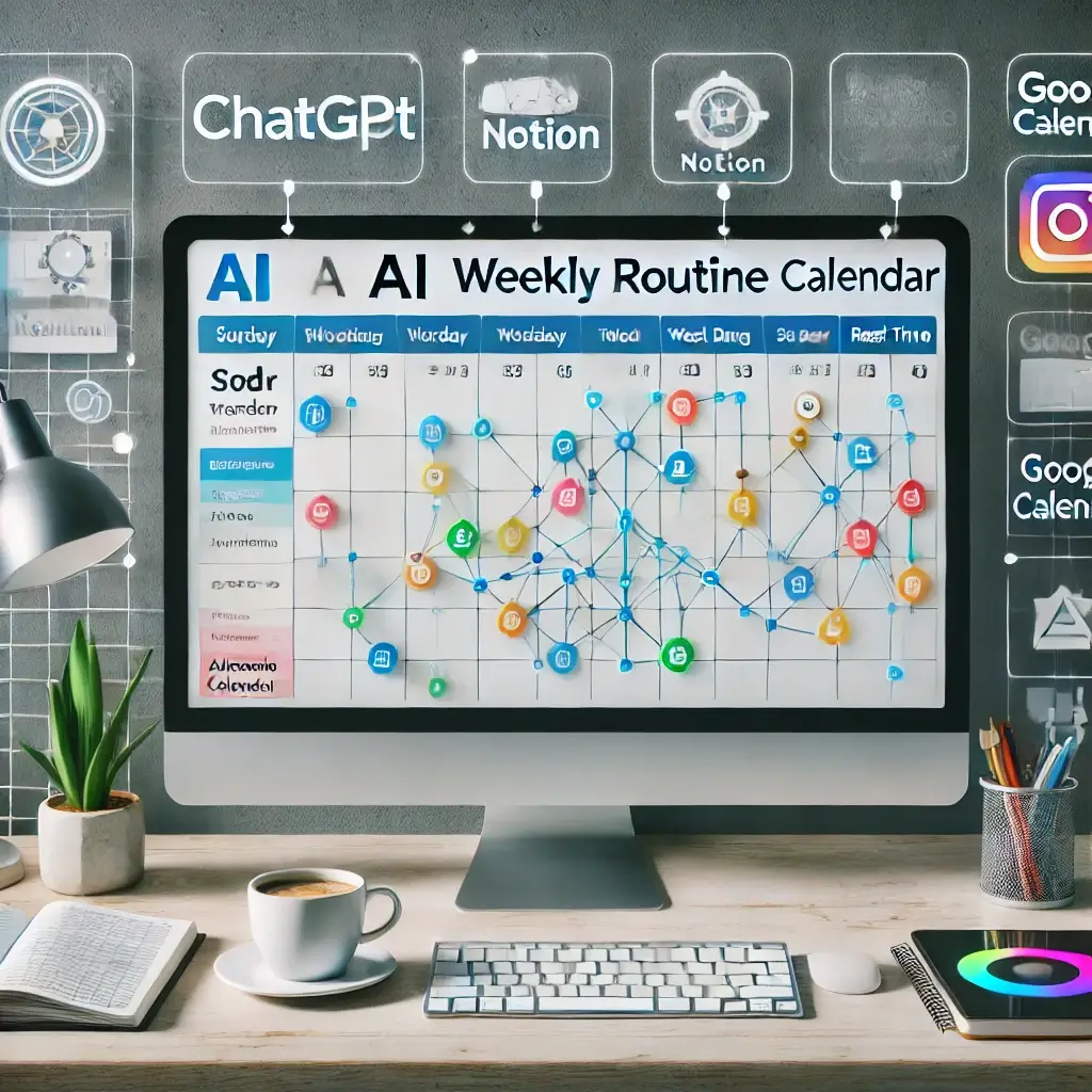 AI로 주간 루틴 캘린더 만들기: 시간관리 자동화의 핵심 전략