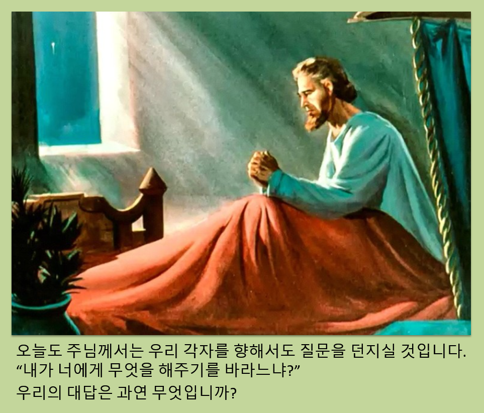 네가 청하지 않은 것, 곧 부와 명예도 너에게 준다.