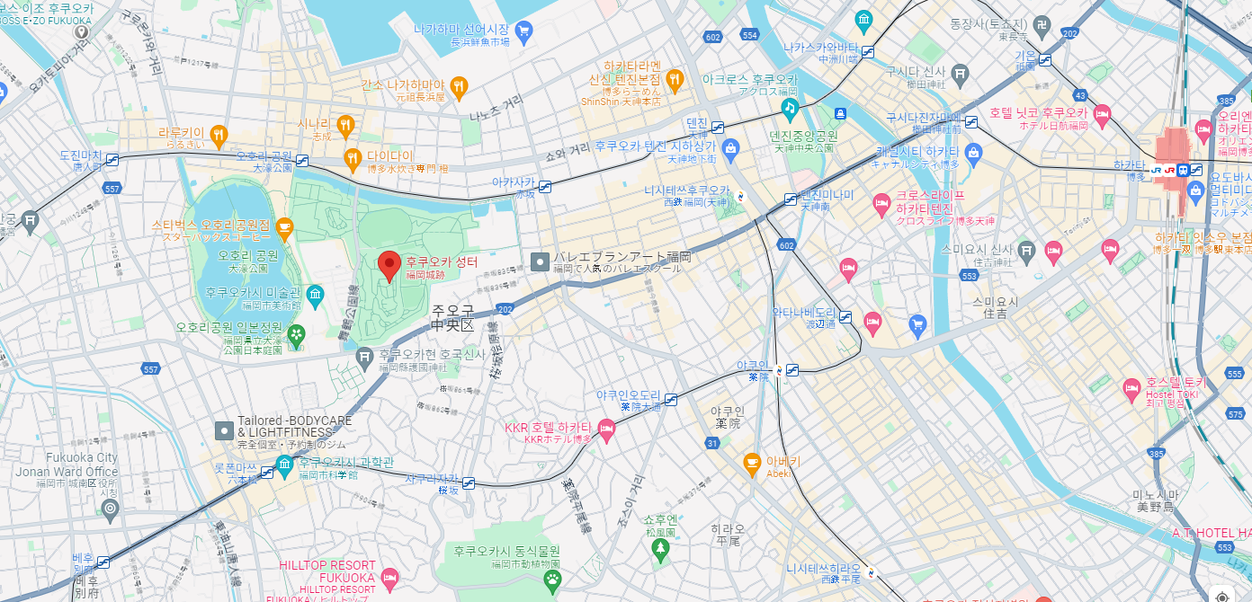 일본 후쿠호카 벚꽃