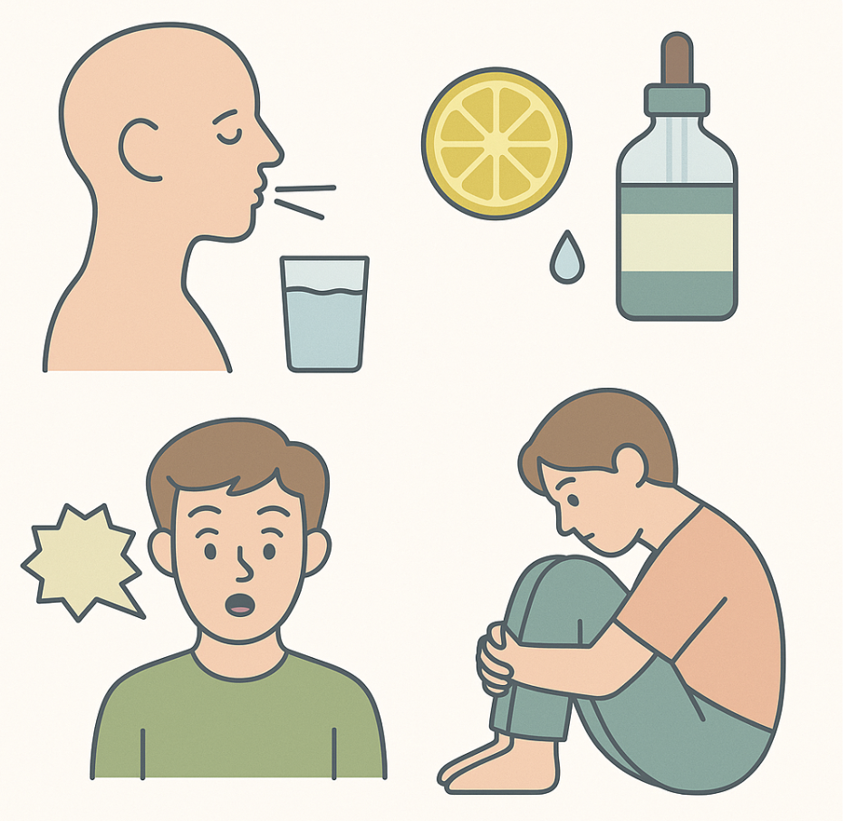 딸꾹질 멈추는 방법에 대한 이미지