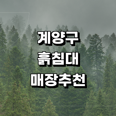 인천 계양구 흙침대