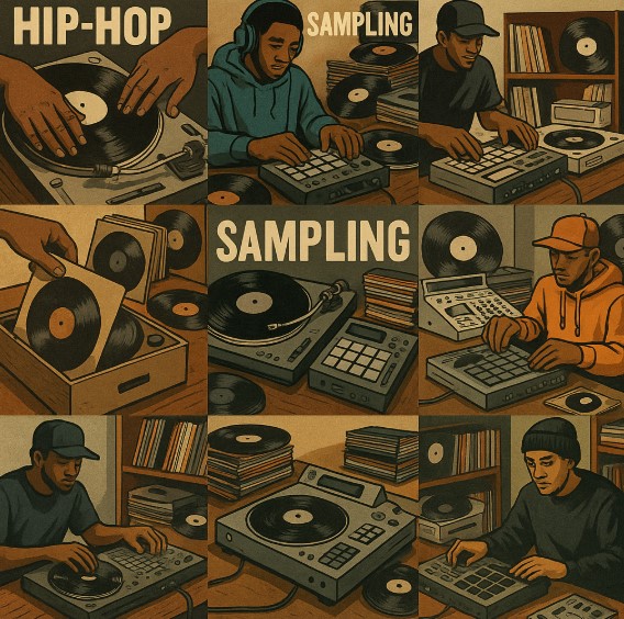 힙합 샘플링 관련 사진