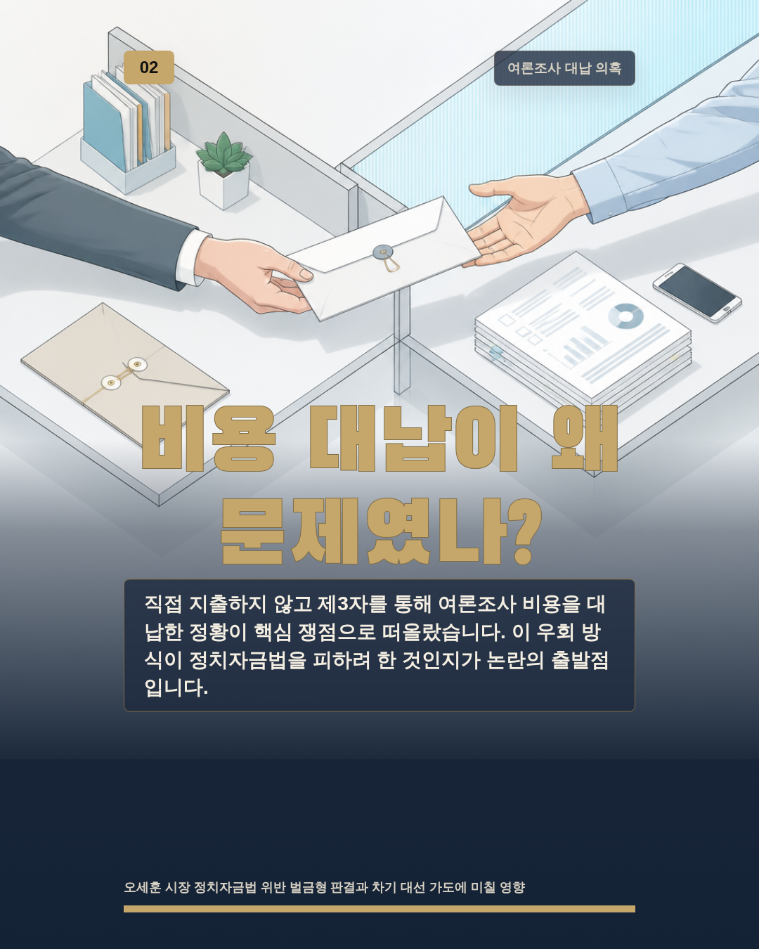 비용 대납이 왜 문제였나?