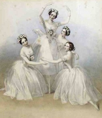 낭만발레 대표작 'Pas de Quatre' 사진