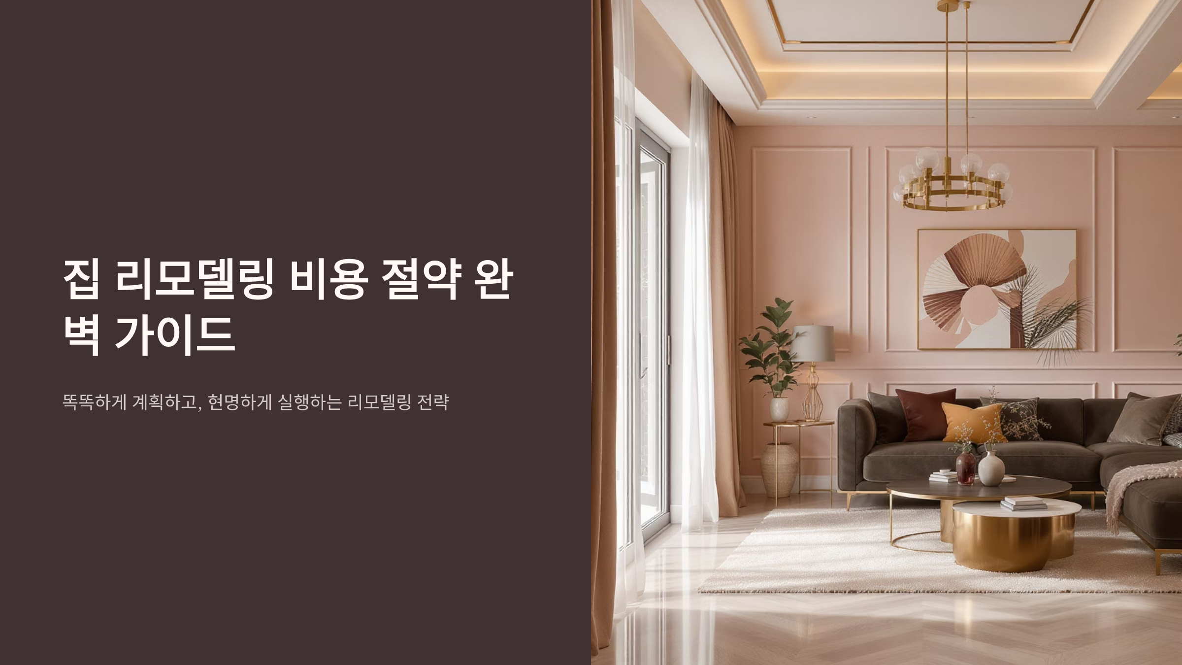 건물 리모델링 비용 절감 실전 노하우