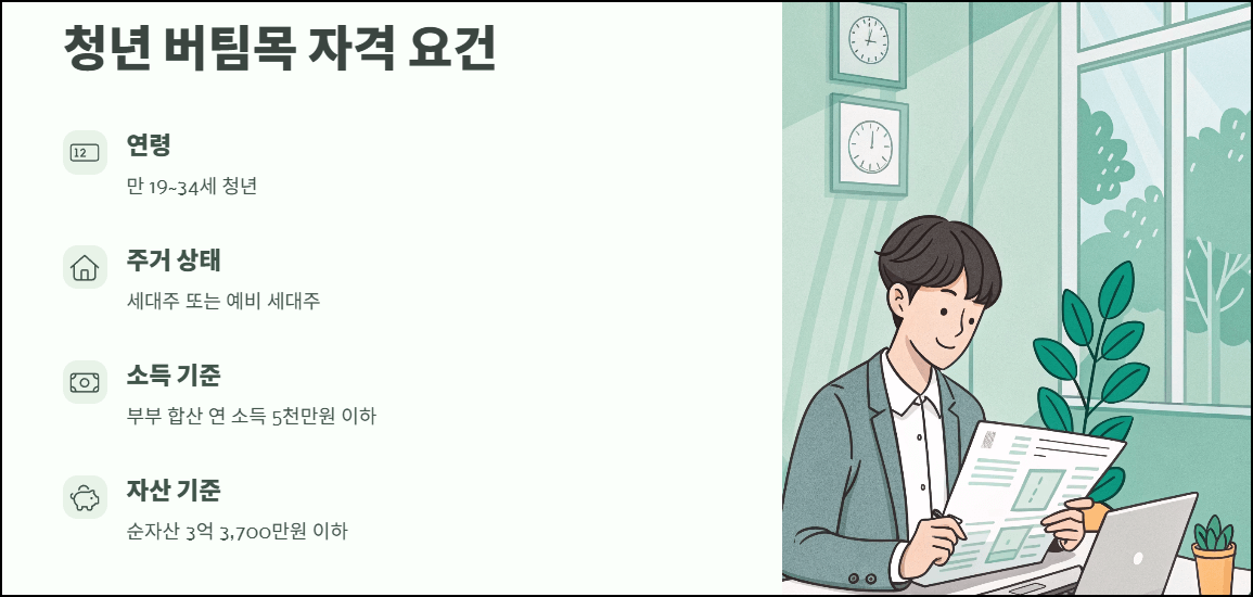 청년 버팀목 자격 요건
