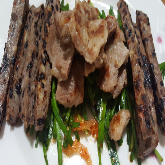 닭가슴살부추무침