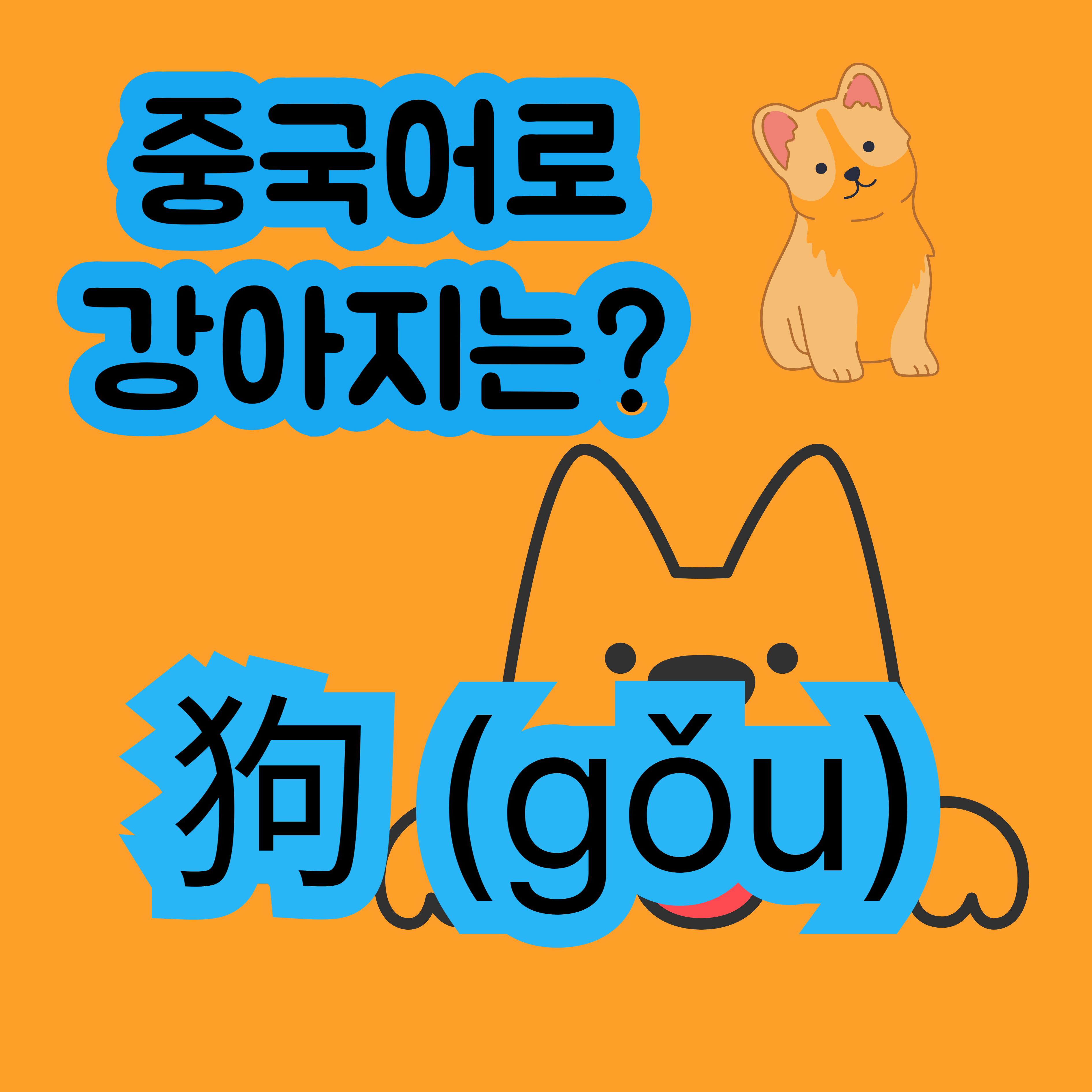 중국어로 강아지 狗