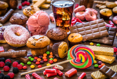 고지방 고칼로리 음식