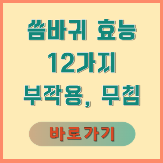 씀바귀-효능-12가지-부작용-무침-만드는법