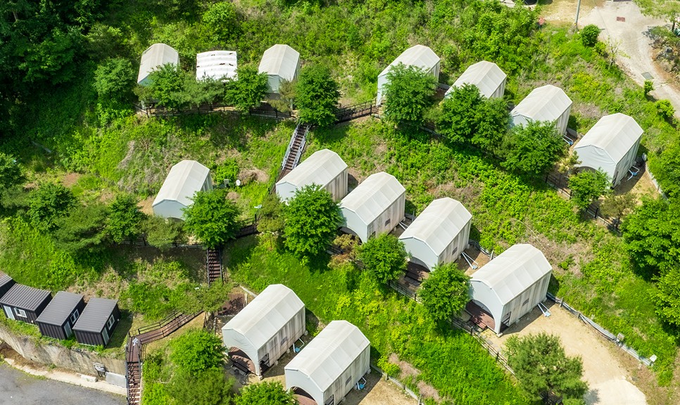 가평 명지산 카라반 글램핑장